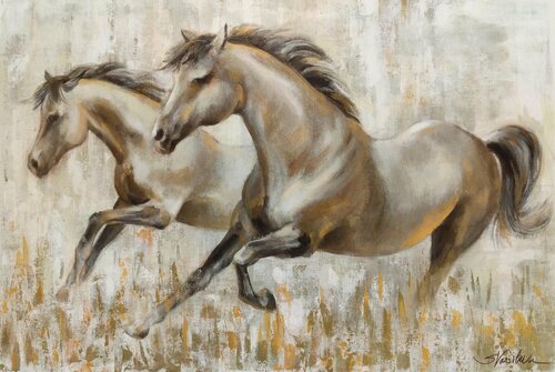 Running Horses de Silvia Vassileva, Pintura a la venta en Singulart