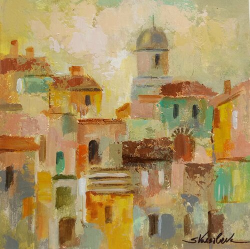 Old Town - Plovdiv von Silvia Vassileva, Werk auf Papier kaufen auf Singulart