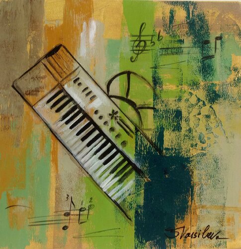 Jazz Rhythm III by Silvia Vassileva, Work on Paper for Sale on Singulart