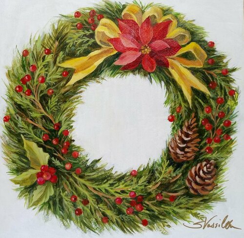 Christmas Moment - Wreath Silvia Vassileva