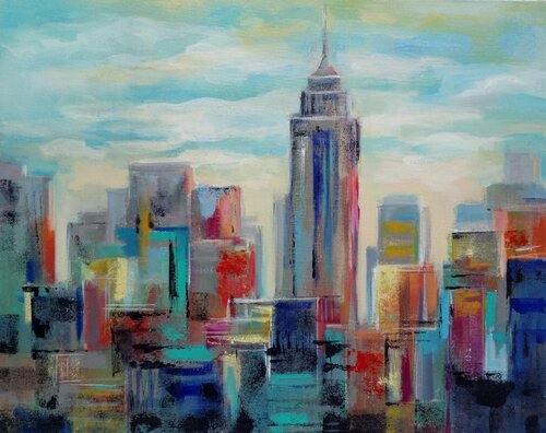 Colorful Day in Manhattan Silvia Vassileva