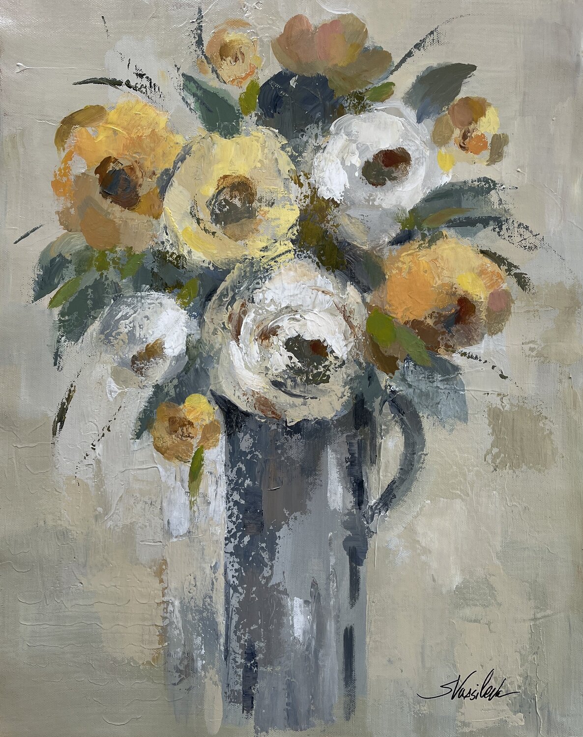 Flowers in a Jug Silvia Vassileva