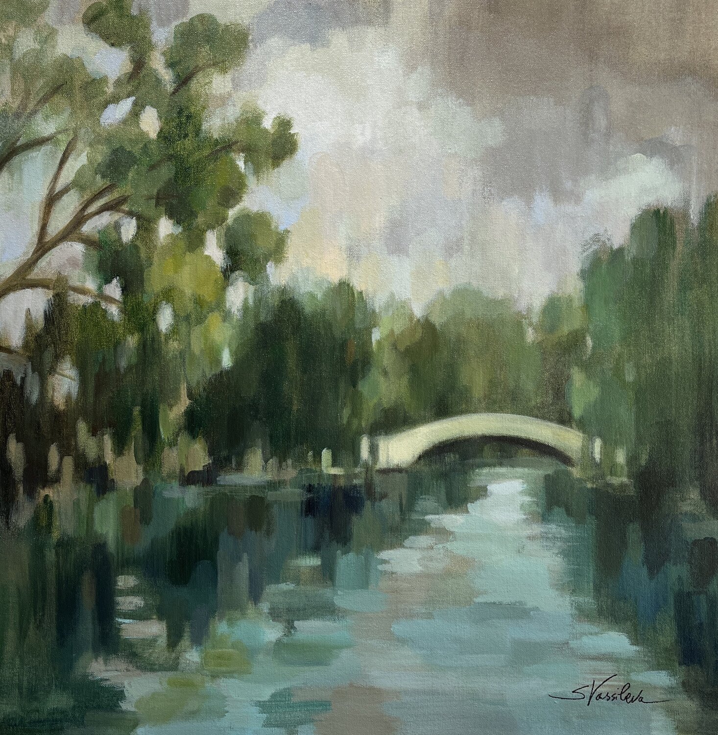 Willows by the Bridge Silvia Vassileva