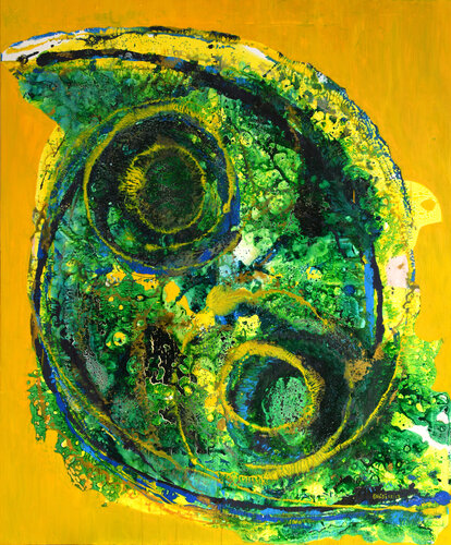 Thirty Birds Simorgh #V van Mehdi Oveisi, Schilderij te koop op Singulart