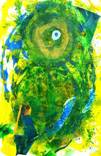 Thirty Birds Simorgh, Chick van Mehdi Oveisi, Werk op papier te koop op Singulart
