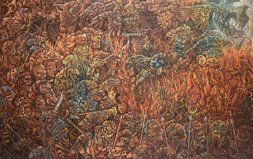 Exile of Siyavash by Mohsen Keiany, Painting for Sale on Singulart