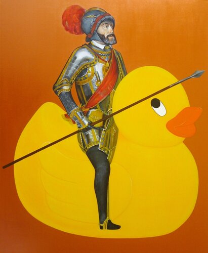 Karl V Rubberduckrider by Maria Groucho, Painting for Sale on Singulart