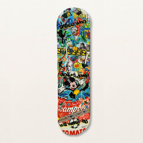 Dive Into Art - Skateboard von Haim Zanzouri, Andere Medien kaufen auf Singulart