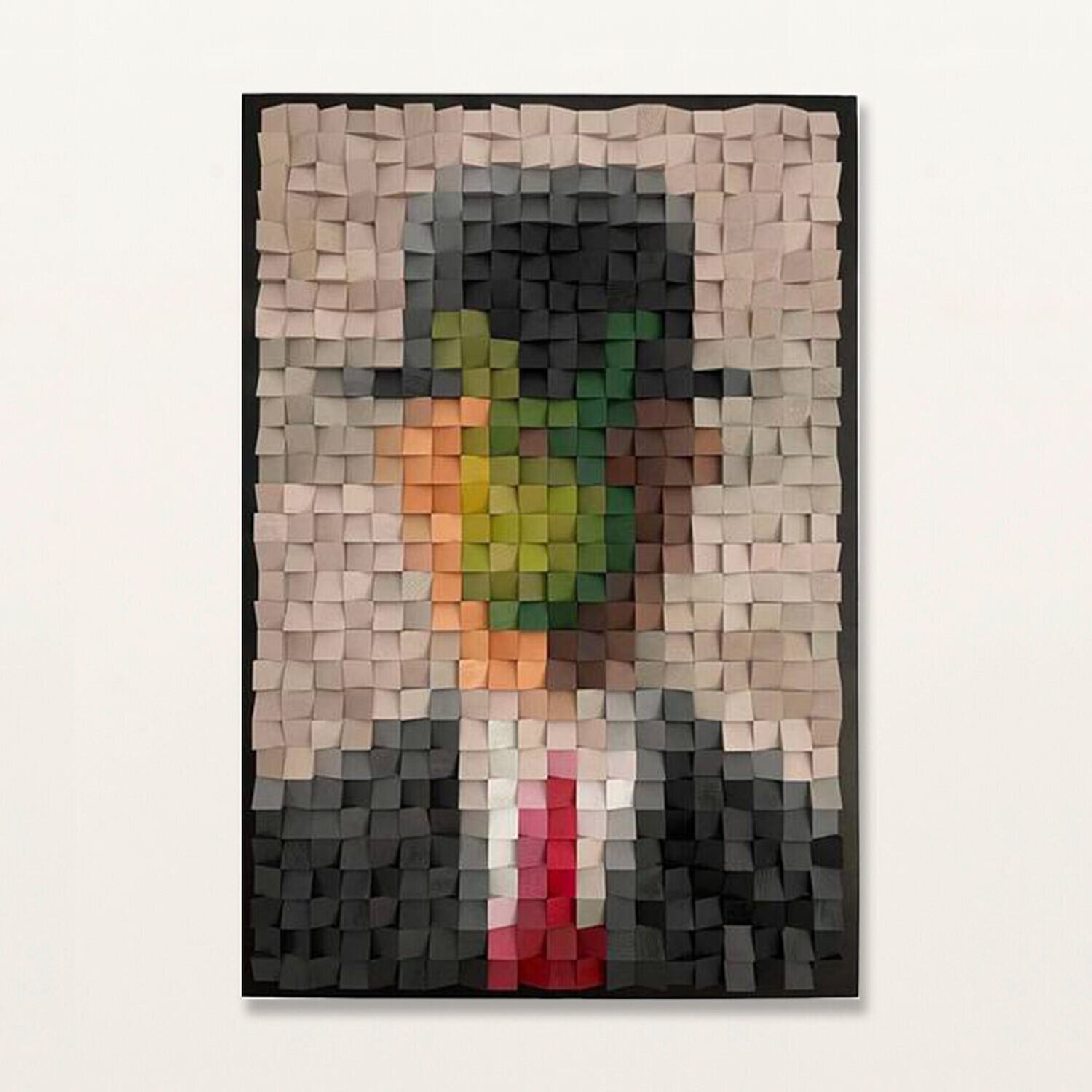The Man With The Apple Nami Oz Dipinto originale in vendita