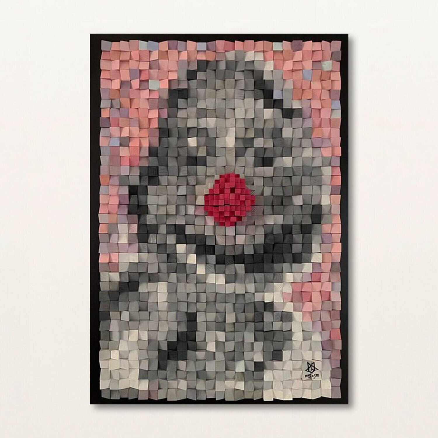 Marilyn Monroe Pink Bubble Gum Nami Oz Dipinto originale in vendita