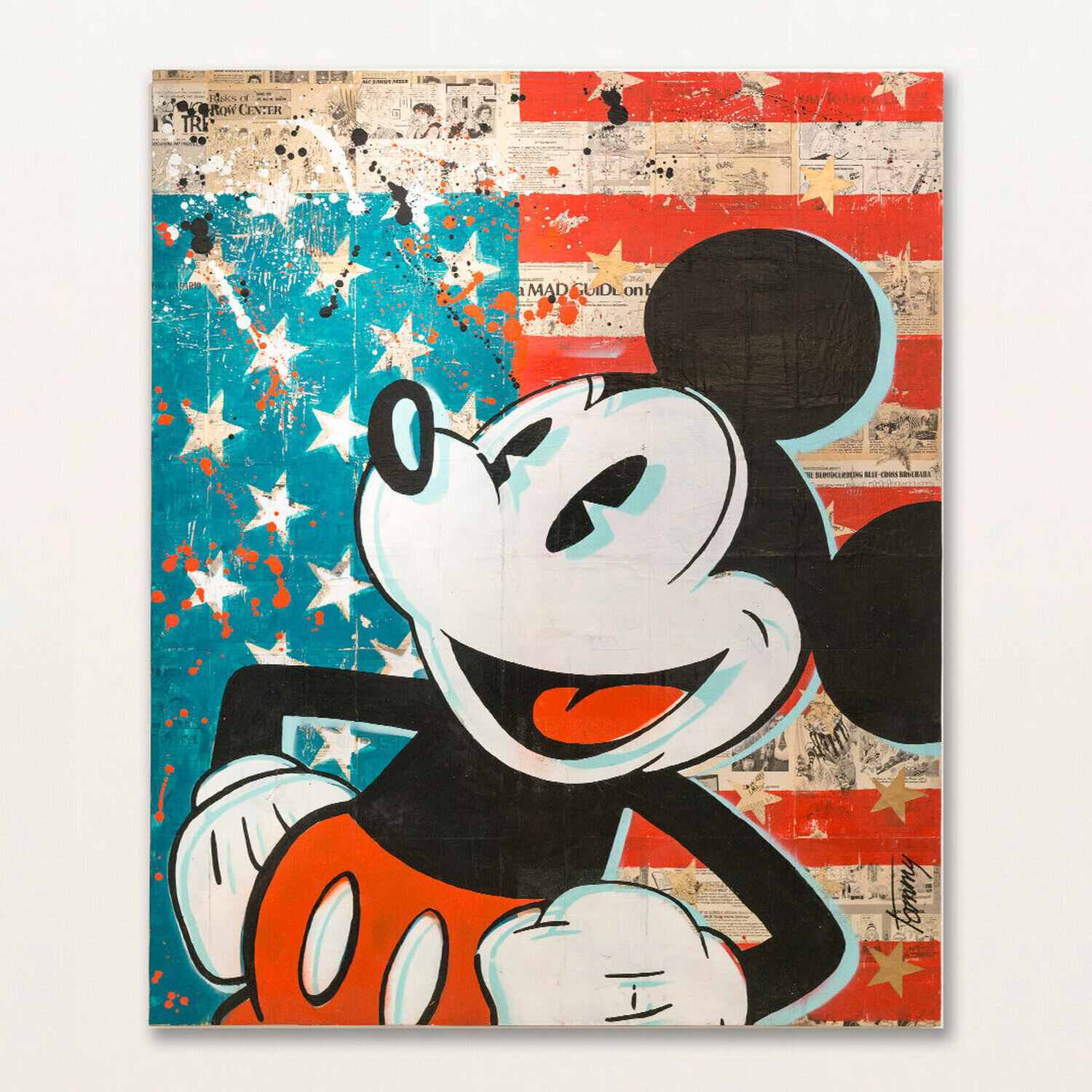 Mickey Americana Shenkar (Tommy) Shenkar Dipinto originale in vendita