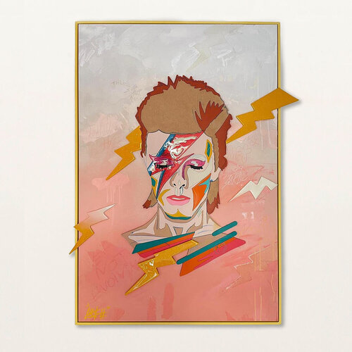 David Bowie di Moshe Lazar, Pittura in vendita su Singulart