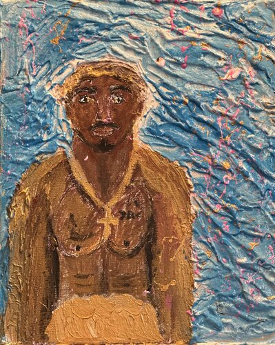 Tupac Shakur eine Legende van Steven Elijah Neuhaus, Schilderij te koop op Singulart