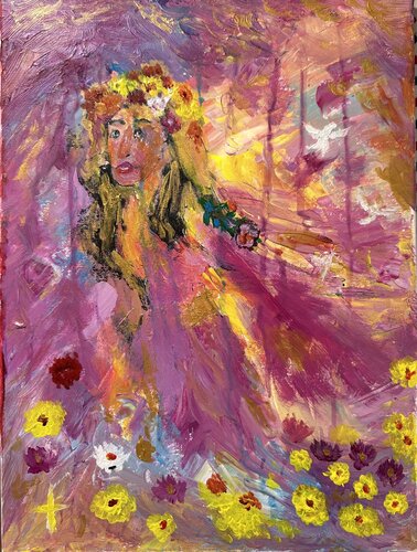 Marie die Kraftvolle van Steven Elijah Neuhaus, Schilderij te koop op Singulart