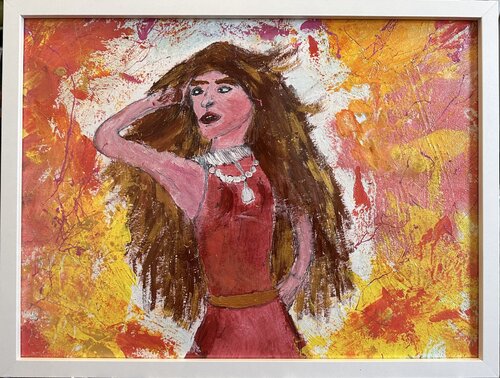 Die Stärke einer Frau di Steven Elijah Neuhaus, Pittura in vendita su Singulart