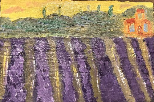 Lavender Sunset von Steven Elijah Neuhaus, Malerei kaufen auf Singulart