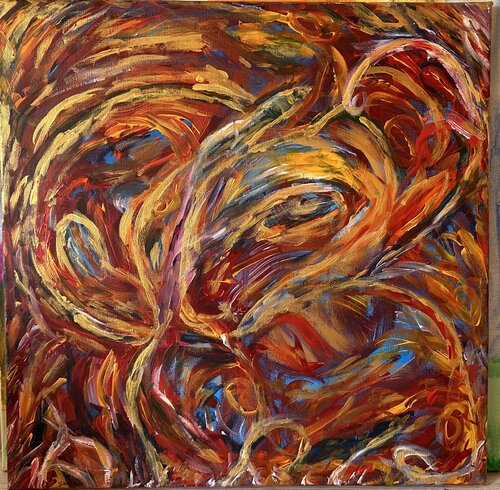 Abstrakter Stier Steven Elijah Neuhaus