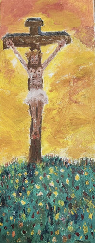 Jesu und die Auferstehung van Steven Elijah Neuhaus, Schilderij te koop op Singulart