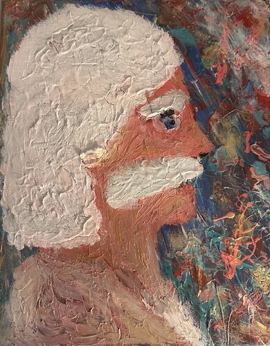 Albert Einstein's Visionen van Steven Elijah Neuhaus, Schilderij te koop op Singulart