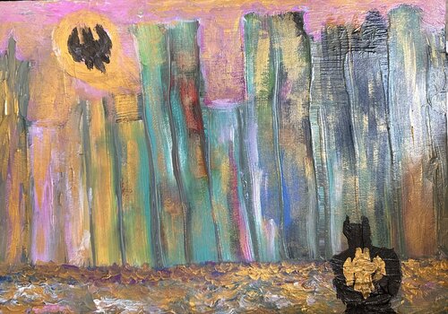Zeit ein Superheld zusein van Steven Elijah Neuhaus, Schilderij te koop op Singulart