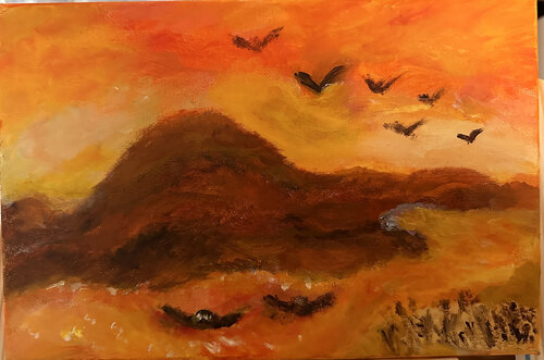 Sudan in der Morgenröte di Steven Elijah Neuhaus, Pittura in vendita su Singulart