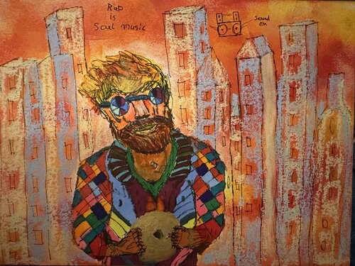 Rap is Soulmusic Urban Streetart Steven Elijah Neuhaus