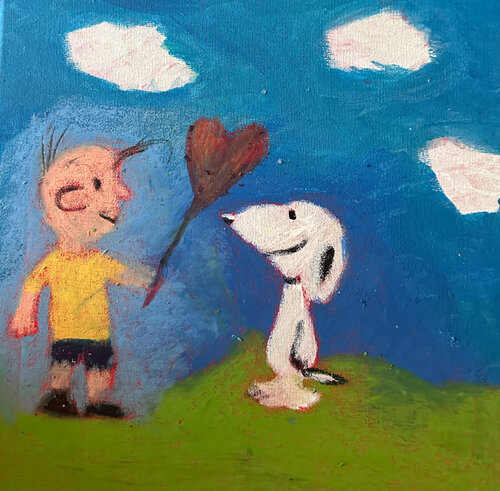 Gute Freunde kann niemand trennen von Steven Elijah Neuhaus, Malerei kaufen auf Singulart