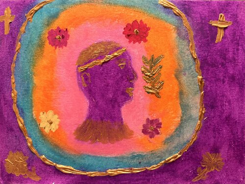 Symbole der göttlichen Antike di Steven Elijah Neuhaus, Pittura in vendita su Singulart