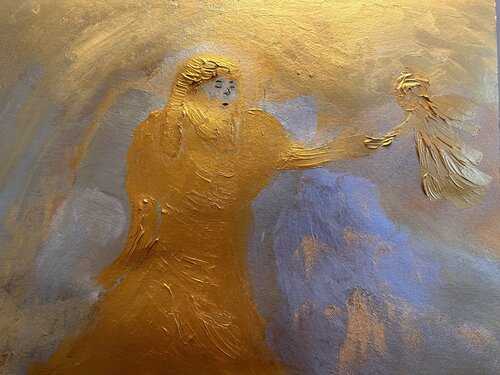 Die schützende Hand by Steven Elijah Neuhaus, Painting for Sale on Singulart