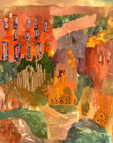 France Elsass abstrakt von Steven Elijah Neuhaus, Malerei kaufen auf Singulart