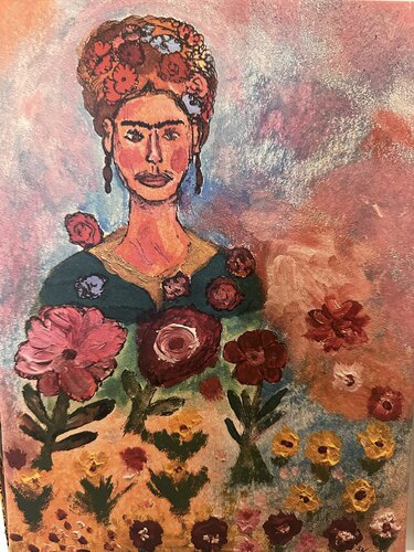 Frida Kahlo Universe Part 3 di Steven Elijah Neuhaus, Pittura in vendita su Singulart