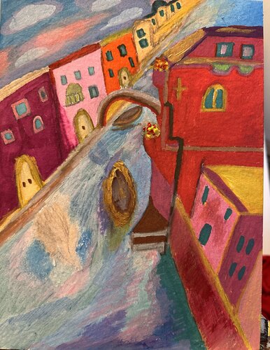 La Petite Venise in Colmar by Steven Elijah Neuhaus, Painting for Sale on Singulart