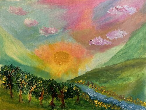 Die Ruhe der Natur par Steven Elijah Neuhaus, Peinture en vente sur Singulart