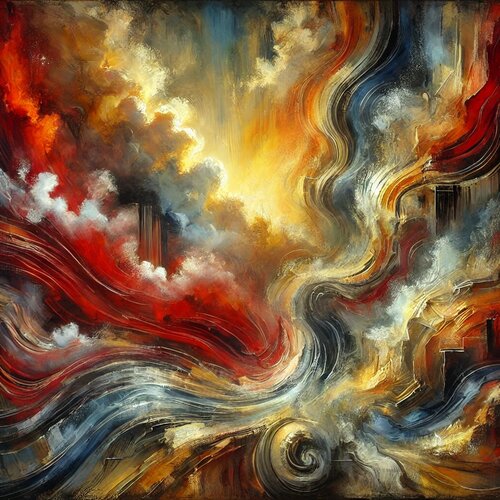 Der Fluss der Farben par Steven Elijah Neuhaus, Peinture en vente sur Singulart