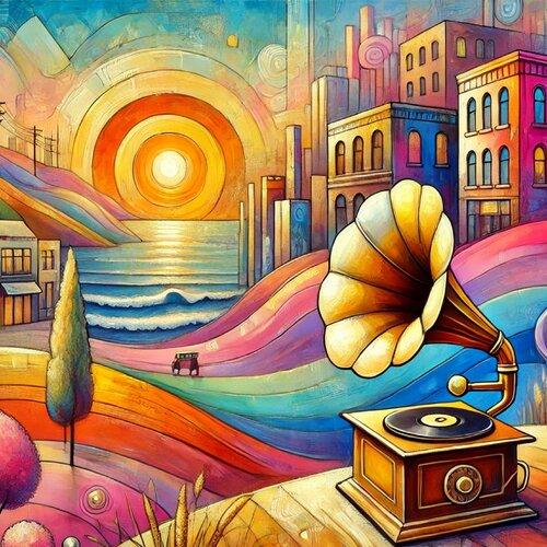 Das Grammophon des Lichts par Steven Elijah Neuhaus, Digital en vente sur Singulart