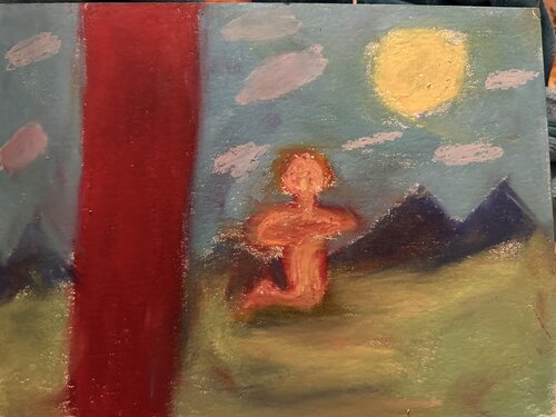 Der meditative Moment di Steven Elijah Neuhaus, Pittura in vendita su Singulart