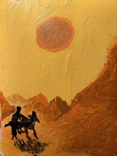 Die einsame Wüste par Steven Elijah Neuhaus, Peinture en vente sur Singulart