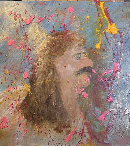 Der Rocker Engel van Steven Elijah Neuhaus, Schilderij te koop op Singulart