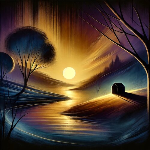 Das Haus der Stille van Steven Elijah Neuhaus, Schilderij te koop op Singulart