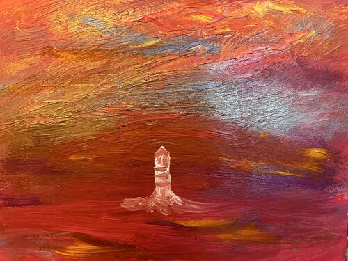 Hoffnung der Mitte Unikat by Steven Elijah Neuhaus, Painting for Sale on Singulart