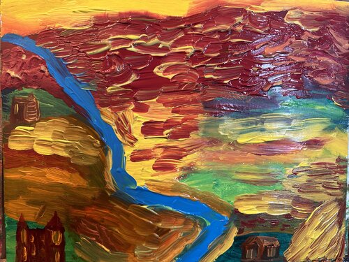 Landschaft der Farben par Steven Elijah Neuhaus, Peinture en vente sur Singulart