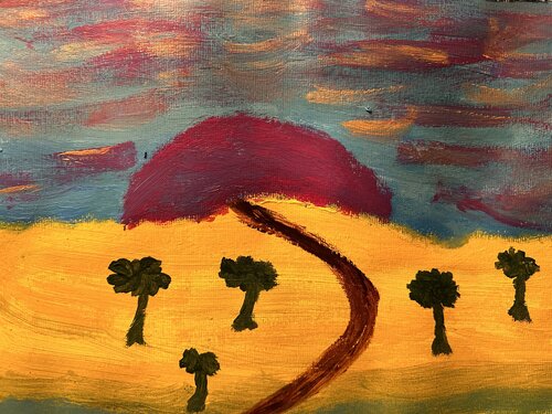 Der Pfad der Hatmonie by Steven Elijah Neuhaus, Painting for Sale on Singulart