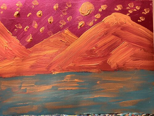 Träumerische Berge von Steven Elijah Neuhaus, Malerei kaufen auf Singulart