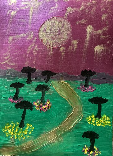 Der Märchen Weg di Steven Elijah Neuhaus, Pittura in vendita su Singulart