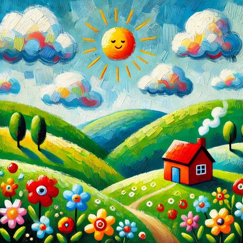 Die Freude des Lebens van Steven Elijah Neuhaus, Schilderij te koop op Singulart