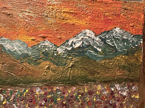 Das glühen der Alpen de Steven Elijah Neuhaus, Pintura a la venta en Singulart