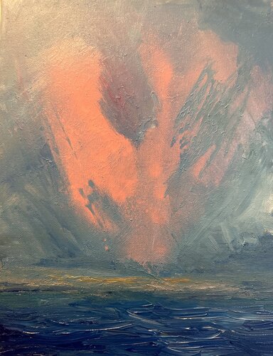 Die Morgen Dämmerung der Ruhe des Meeres by Steven Elijah Neuhaus, Painting for Sale on Singulart