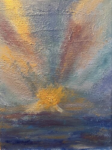 Das Herz des Himmel im seichten Meer di Steven Elijah Neuhaus, Pittura in vendita su Singulart