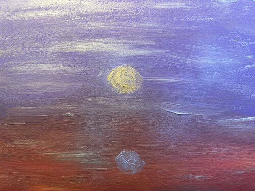 Der Mondschein des Meeres di Steven Elijah Neuhaus, Pittura in vendita su Singulart