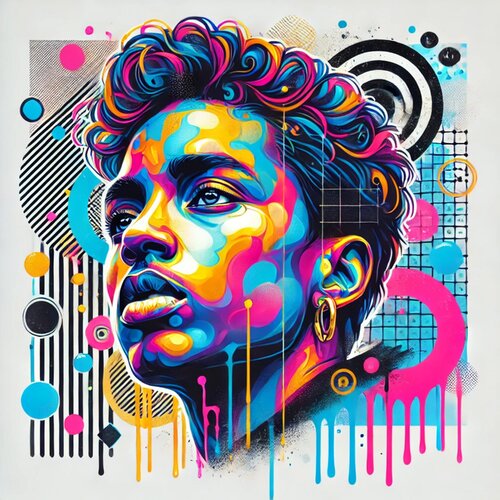 Music is in Brighton van Steven Elijah Neuhaus, Schilderij te koop op Singulart